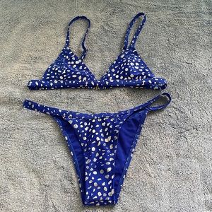 Blue Shein bikini.